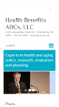 Mobile Screenshot of healthbenefitsabcs.com